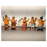 Five Assorted Collectible Bendy Cheesasurus Rex