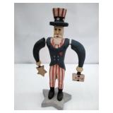 Lot of Three Assorted Americana Decorative Figures
