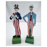 Lot of Ten Assorted Americana Decorative Figurines