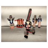 Fourteen Assorted Americana Decorative Items