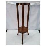 24-inch h. Wooden Two-Tier Plant Stand