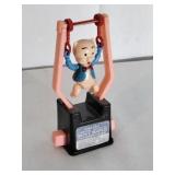 Ten Assorted Vintage Tricky Trapeze Toys