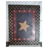 Patriotic 31-inch Wooden Wall Decor