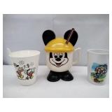 Vintage Mickey Drinking Cups