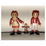 Nine Assorted Collectible Bendy Toys & Figures