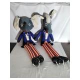 Vintage 36-inch Political Dancing Partner Plushes