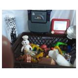 A Milk Crate full of toys