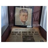 Vintage suitcase with all hardware