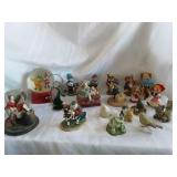 Resin, ceramics, and glass figurines