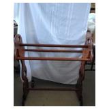Wooden Quilt Rack