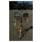 Cooper Lighting Twin 1000-Watt Work Light and Stan