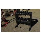 24-inch Barbell Storage Rack with Twelve Assorted