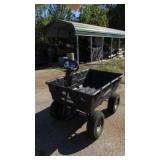 Gorilla Cart 4-cu. ft. Poly Garden Dump Cart