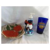 Sauce Dishes, a Penguin soap dispenser