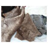 Larger pieces of animal pelts