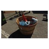 Lot of Assorted Items in a Basket