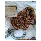 Macrame project, rug and toys