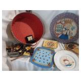 A set of storage boxes with stuff