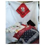 Scarves, pasley and western, kitchen towels