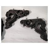 Carved Wooden Victorian Corbels