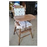 Vintage Thayer Wooden Highchair