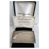 Silver Colt Navy .36 Belt Plate