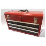 Metal Toolbox with Gunsmithing Items