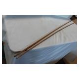 2 Assorted 50-inch Wooden Ramrods with Metal Tips