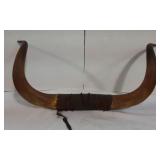 Vintage Wall Mount Genuine Steer Longhorn