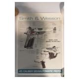 Smith & Wesson .45-Caliber Schematic Poster