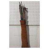 Handmade Softshell Leather Quiver with...