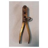 Vintage Euro Manufacturer Brass Bullet Mold