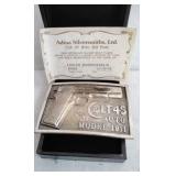 Silver Colt .45 Auto Belt Plate