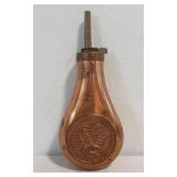 Collectible Brass and Copper Powder Flask Trophy
