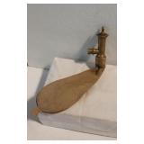 Buckskin Black Powder Pouch with Brass Charger