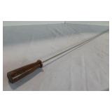 36-inch Metal Ramrod with Wooden Handle
