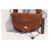 Handmade Leather Muzzleloader Powder Bag