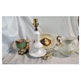 Pitcher, serving dish and more