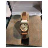 Ladies Gold Tone Pulsar Wrist Watch