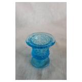 Three small glass items