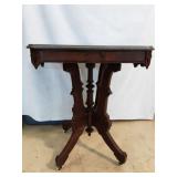 Antique Marble Top Parlor Table