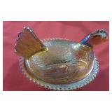 Irredescent amber chicken