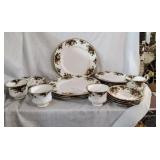 4 piece dish set Royal Albert
