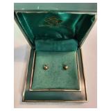 14k Yellow Gold Ball Earrings