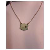 Danecraft 12k GF Winking Cat Necklace
