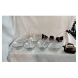 Ice cream dishes,dogs and mini toaster