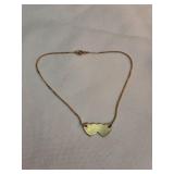 14K Gold Heart Ankle Bracelet