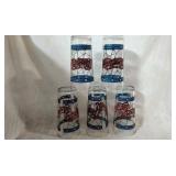 Vintage Pepsi cola glasses