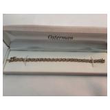10k Yellow Gold Tennis Bracelet with Diamonds