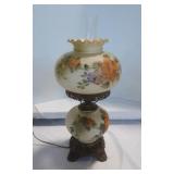 Gone With the Wind Handpainted Hurricane Lamp